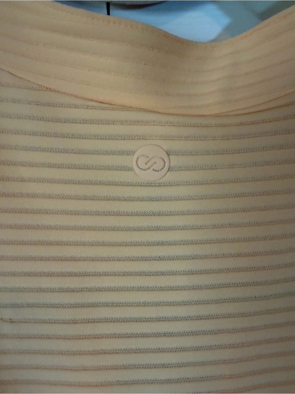 CALIA Women’s XXL Peach Ribbed Half Zip Cap Sleeve Activewear, Golf, Casual NWT - Picture 8 of 10